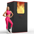 Home Portable Steam Nurecover Sauna Box , Dry Sauna SPA Full Body